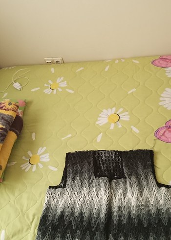 Gri Örgü Kadın yelek - Görsel 2