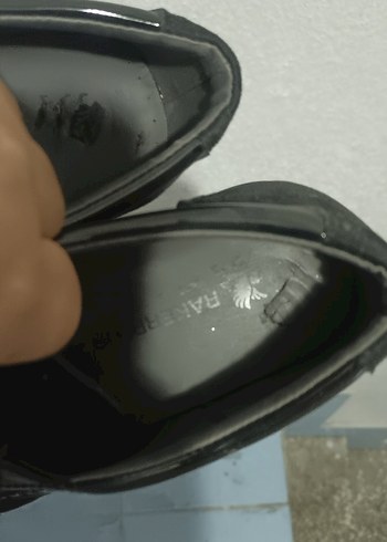 Parlak Siyah erkek çocuk Oxford Ayakkabı - Görsel 8