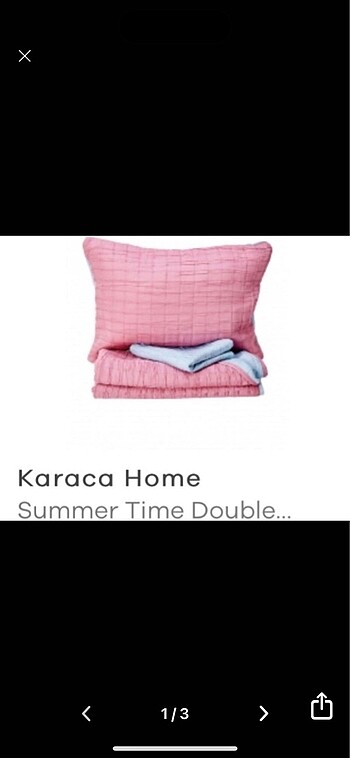 Karaca home yatak örtüsü