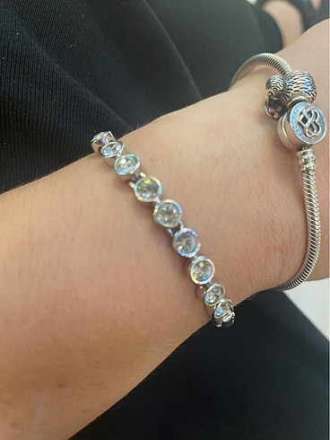 Swarovski su yolu bileklik