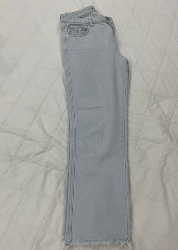 Gri Midi Kadın Kot Pantolon