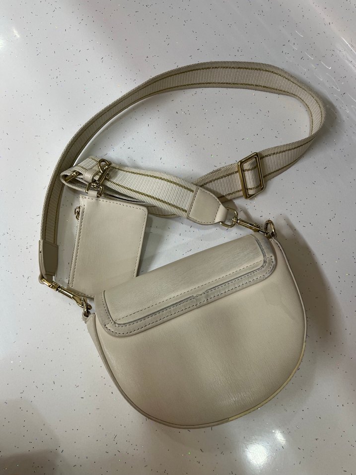 Bej Deri Kadın Çantası - Görsel 2