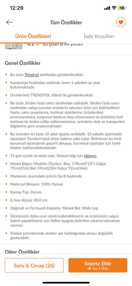 Trendyol Milla Beyaz Jean - Görsel 4