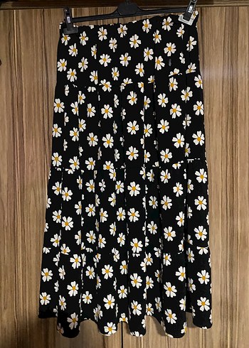 Siyah Papatya Desenli İkili Takım - Görsel 2