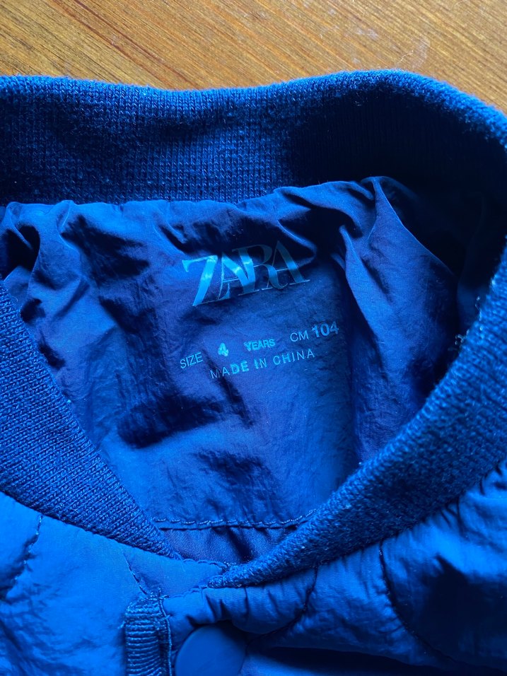 Erkek Çocuk Lacivert Düğmeli bomber - Görsel 3