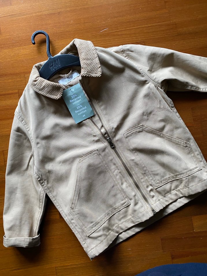 Bej Erkek Çocuk Denim ceket - Görsel 2