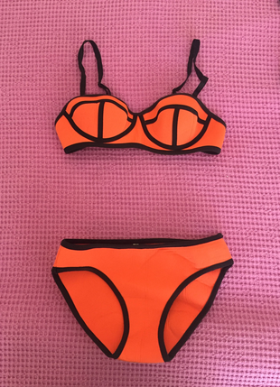 Neon bikini takım