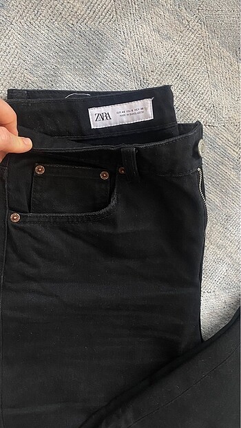 l Beden siyah Renk Zara jean