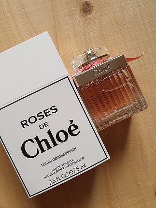 chloé roses de 75 ml bayan tester parfüm 