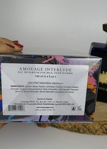  Beden Amouage interlude bayan parfüm 