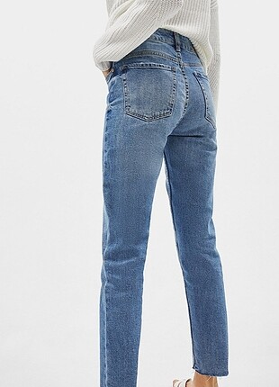 Bershka kesik paça jean