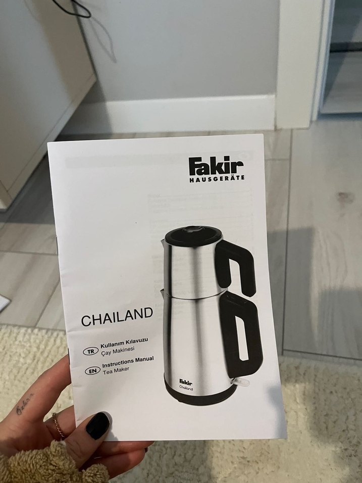 Fakir Çelik Çay Makinesi Gri - Görsel 5