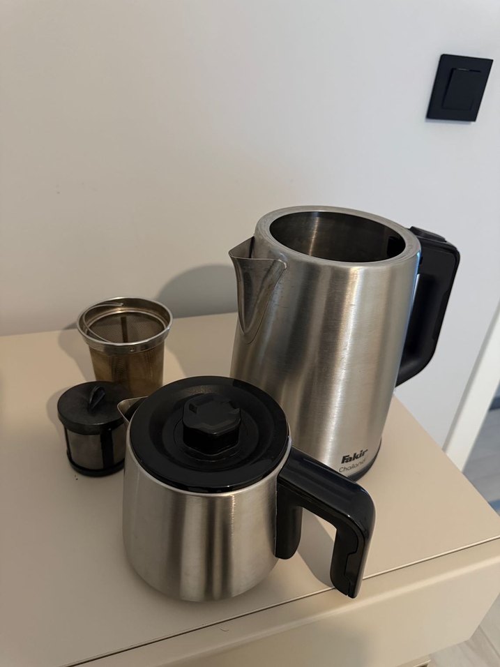 Fakir Çelik Çay Makinesi Gri - Görsel 2