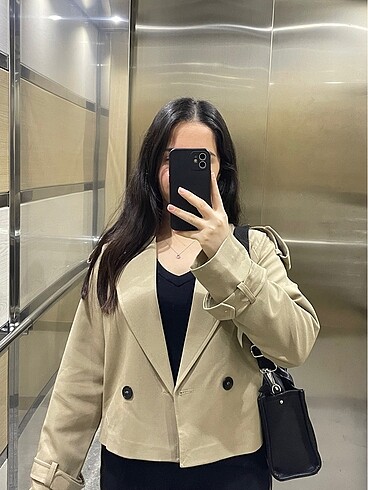 xs Beden camel Renk Trençkot