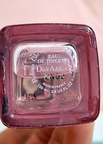 Beden CHRISTIAN DIOR ADDICT 2 EDT 100 ML