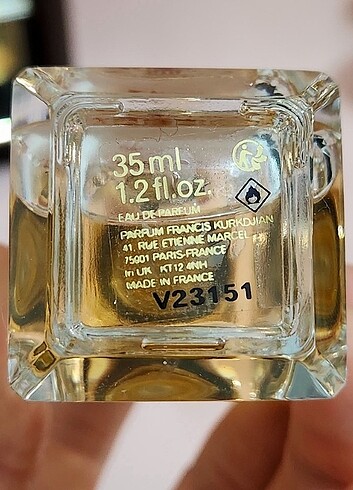 Beden MAISON FRANCIS KURKDJIAN BACCARAT ROUGE 540