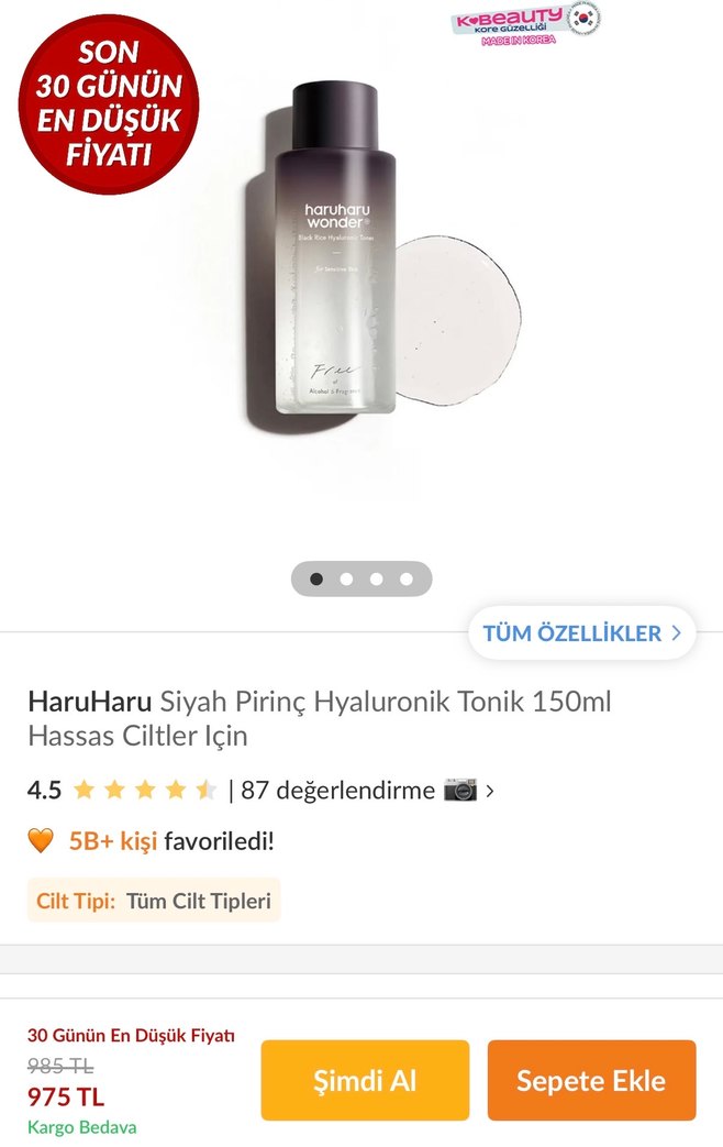 Haruharu Wonder Siyah Pirinç Tonik - Görsel 4