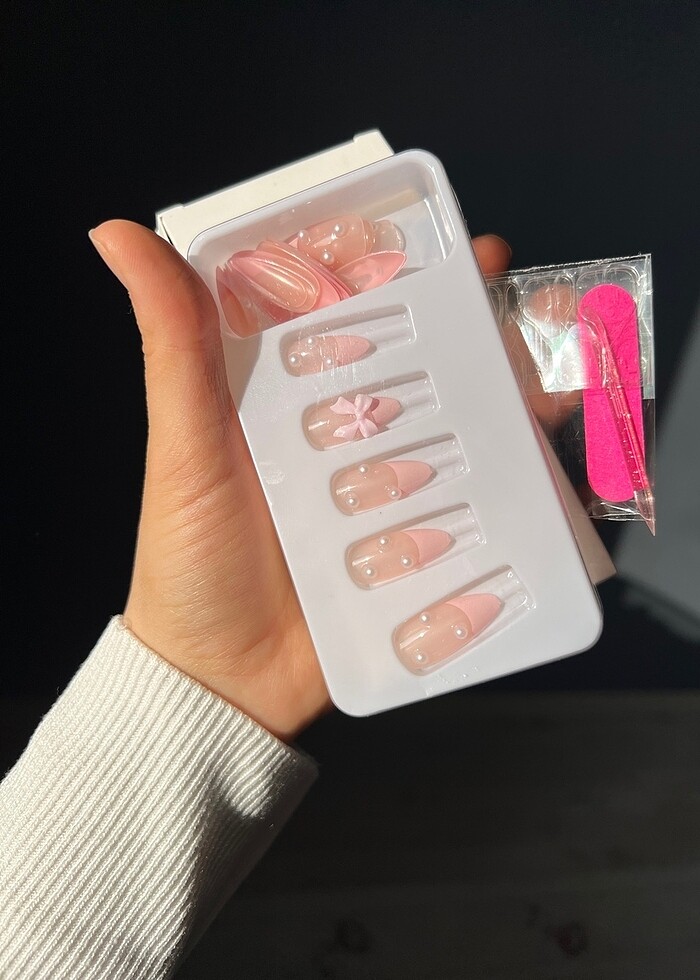 Kore tarzı takma tırnak - Görsel 2