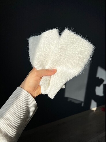 Peluş parmaksız eldiven - Görsel 5