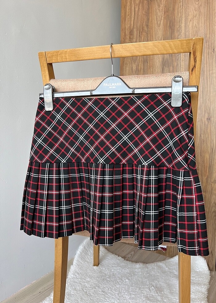 Koton Marka Ekoseli Etek - Görsel 2