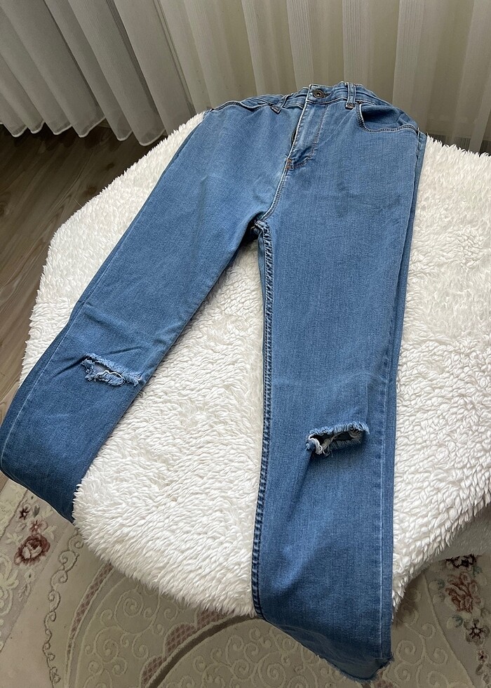 Yüksek Bel Jean - Görsel 3