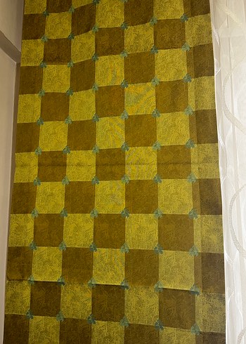 4lü yeşil tonlu fon perde - Görsel 2