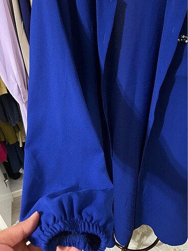 42 Beden lacivert Renk Saks mavisi tunik