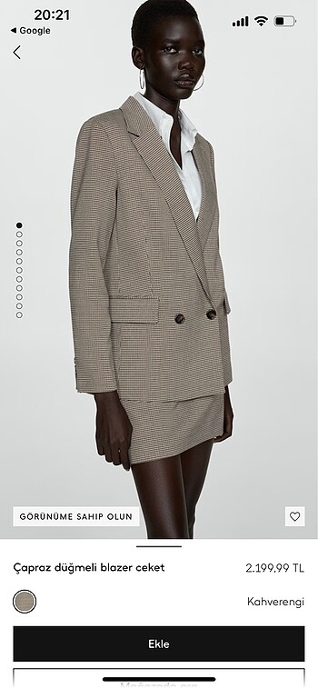 Mango blazer ceket