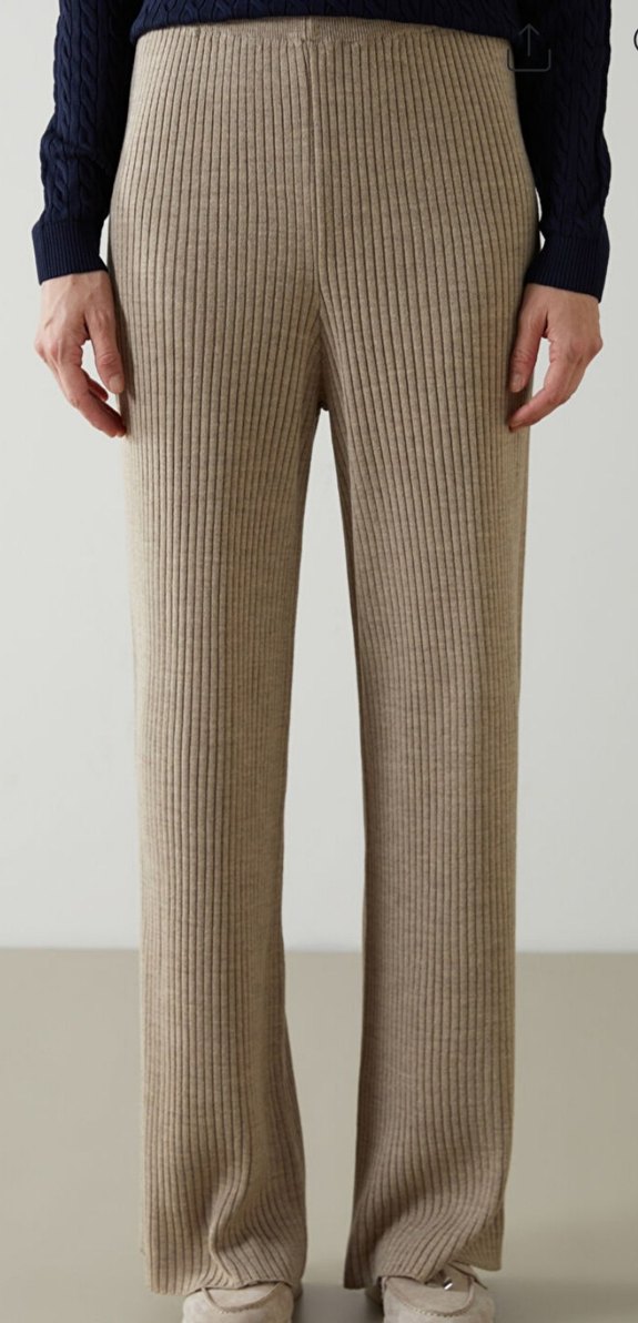 kadın triko pantolon - Görsel 2