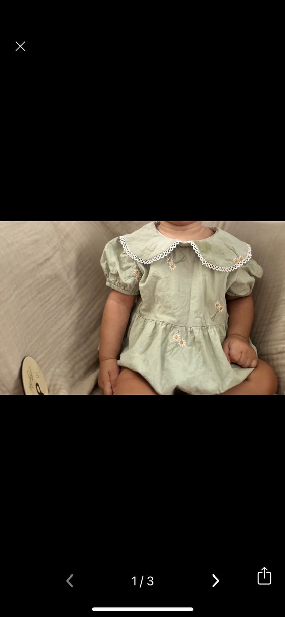 Yeşil Kız  bebek Tulum - Görsel 2