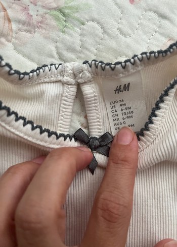 H&M H&M Bebek beyaz body