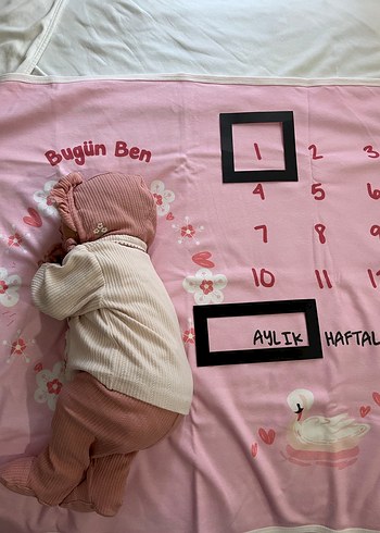 Pembe bebek battaniyesi