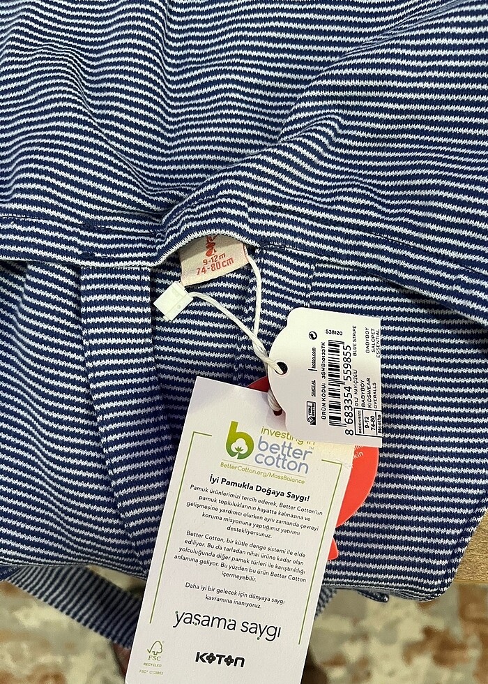 Koton bebek salopet - Görsel 3