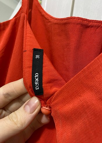 Kırmızı Drapeli Uzun Kadın tulum elbise - Görsel 3