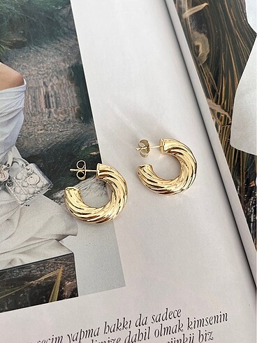 Zara Xuping 14k Halka küpe