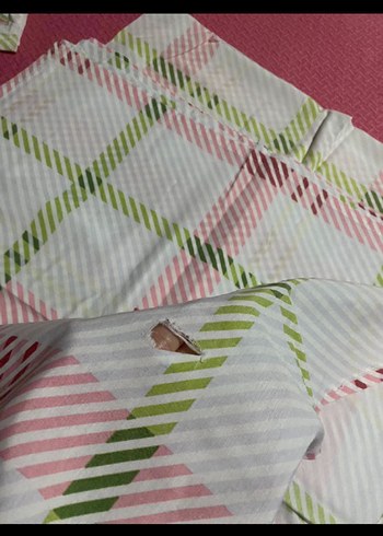 Pembe Baskılı Nevresim ve Çarşaf Takımı - Görsel 4