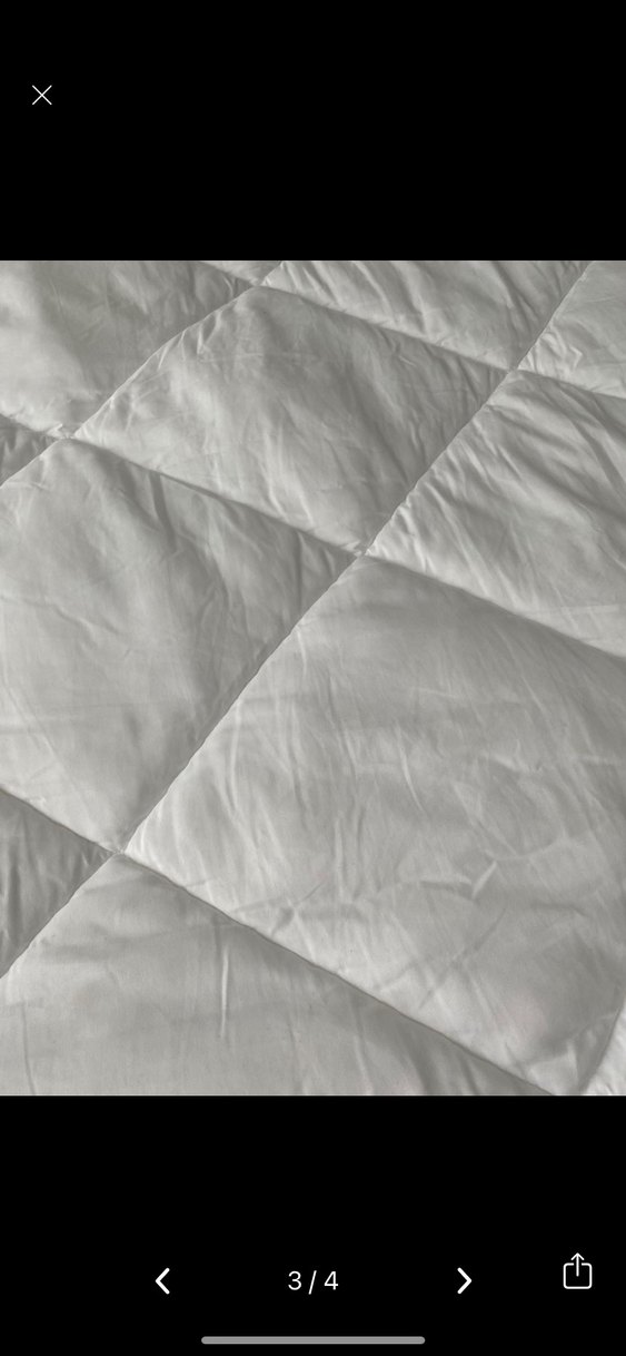 Gri Beyaz Yatak Koruyucu - Görsel 2