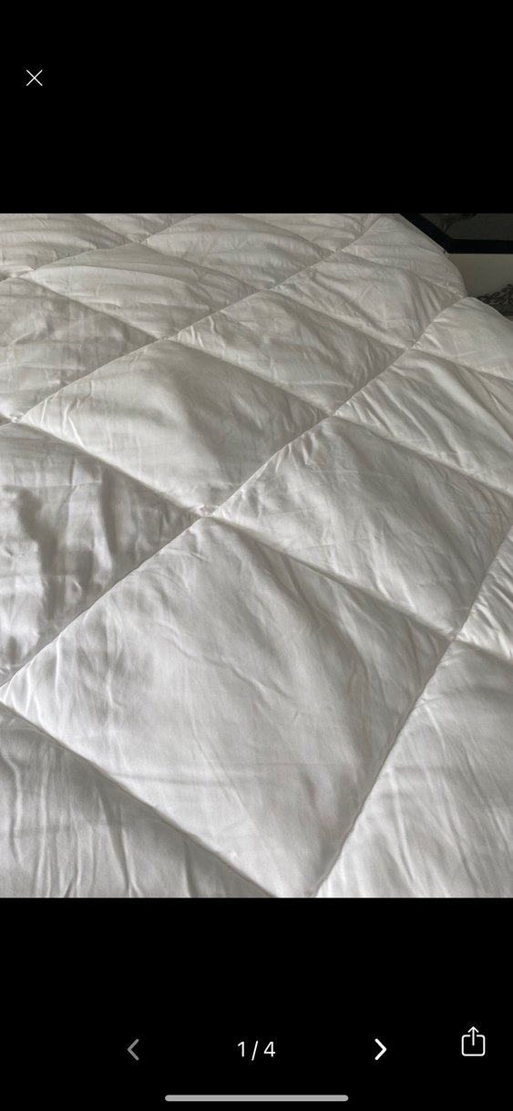 Gri Beyaz Yatak Koruyucu - Görsel 4