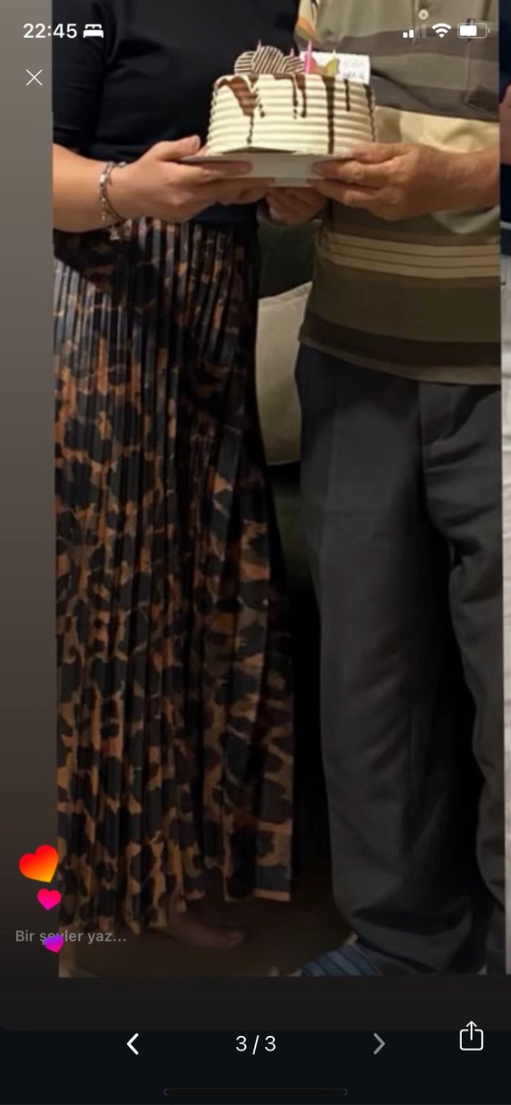 Bohem Leopar Desenli Pilili Uzun Etek - Görsel 2