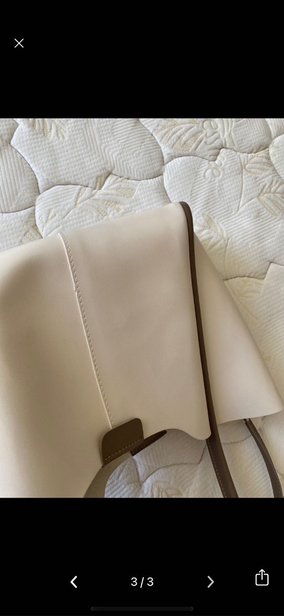 Bej Deri Kadın Çanta - Görsel 3