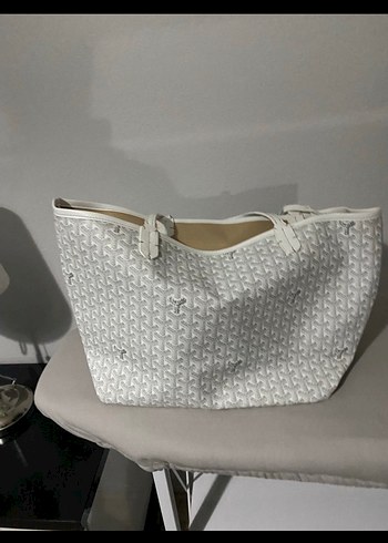 Dantel Detaylı Beyaz Kadın El Çantası - Görsel 3