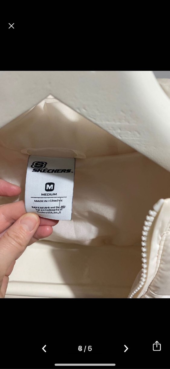 Beyaz Kısa Kadın Kışlık Mont - Görsel 3