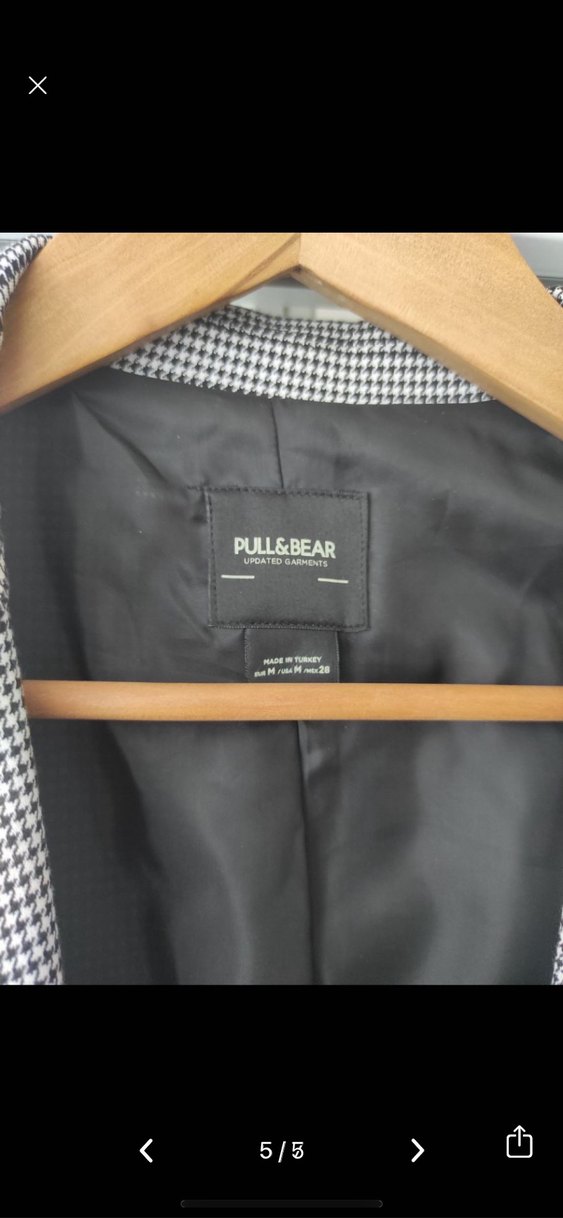 Gri Düğmeli Kadın Blazer Ceket - Görsel 5