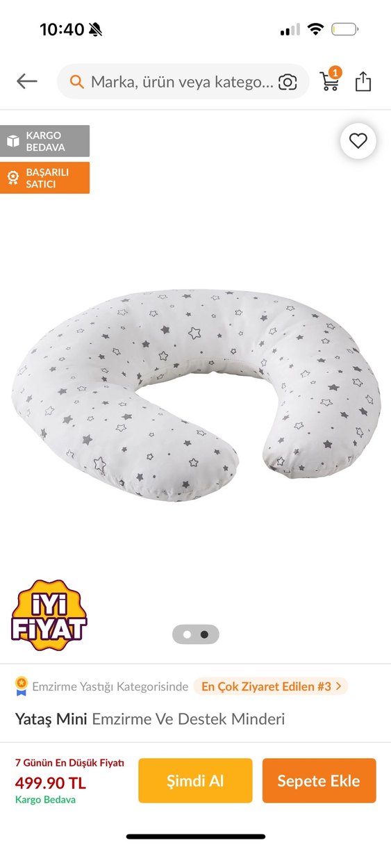 Yataş Emzirme Yastığı - Görsel 2