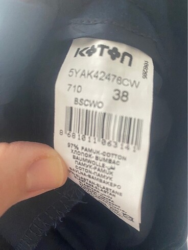 38 Beden Kumaş pantolon