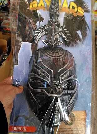 erkek çocuk savaş oyuncak maske kılıç seti star wars 