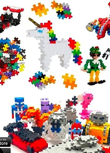 Blocktopia think master 500 parça yaratıcı yapı inşa seti