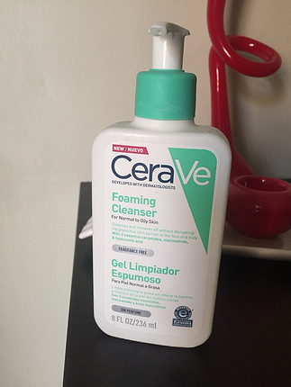 Bioderma Cerave yüz karma cilt yüz temizleme jeli