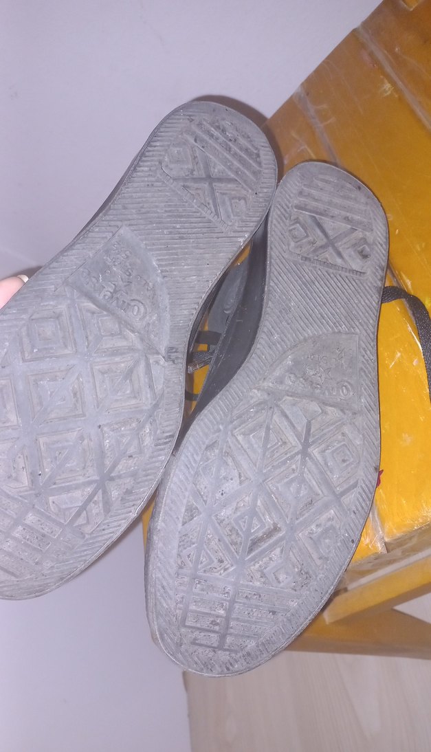 Siyah Kadın converse bilekli Spor Ayakkabı - Görsel 5