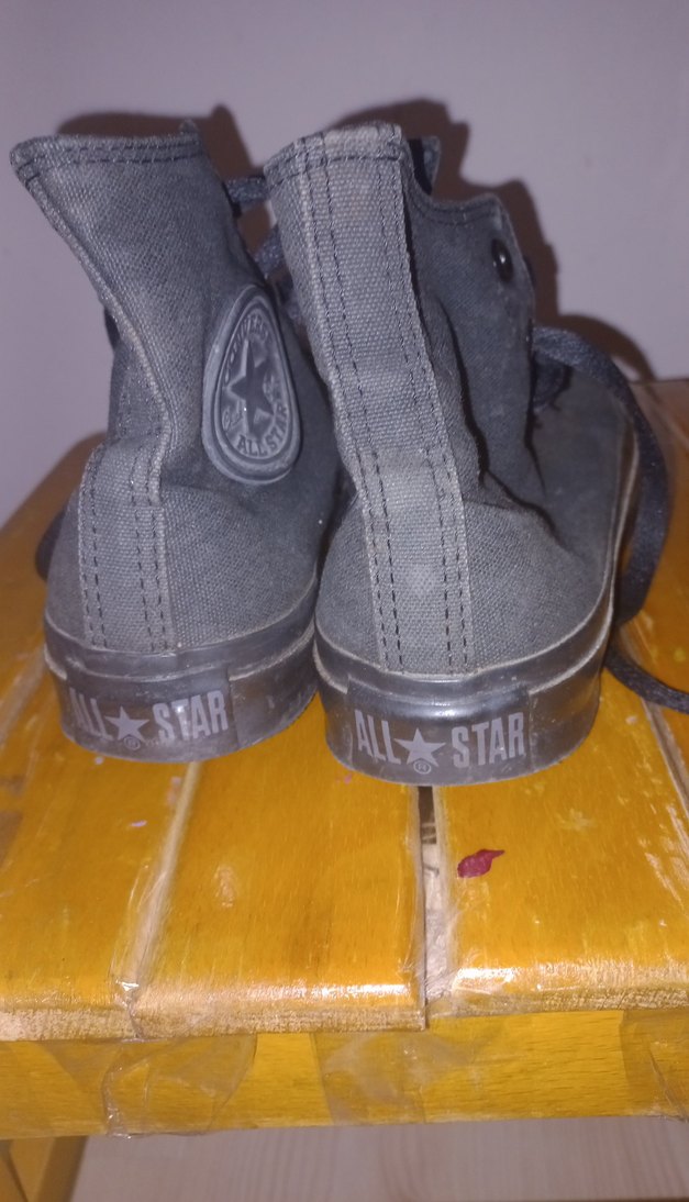 Siyah Kadın converse bilekli Spor Ayakkabı - Görsel 2